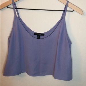 Purple Crop Tank